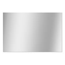 Miroir bord polis 90x60cm